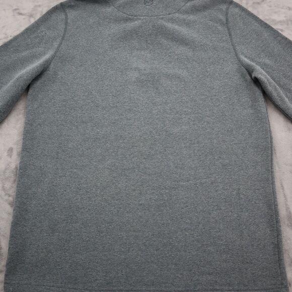 Magellan Outdoors Sweater Mens L Gray Loose Fit Long Sleeve Chest Zip Pullover - Picture 15 of 16